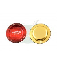 Cinzeiro de Metal Elements Red - Redondo