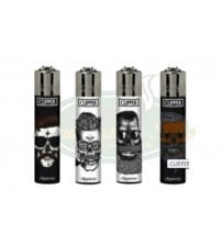 Isqueiro Clipper Homem Caveira - Grande