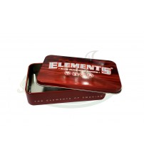 Elements Red Metal Tin Case	