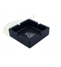 Cinzeiro de Silicone Quadrado Squadafum Preto