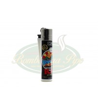 Isqueiro Clipper Raw Girl - Preto