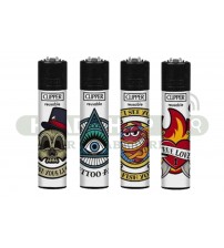 Isqueiro Clipper - Tattoo Art 2 - Grande