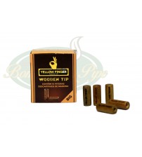 Piteira de Madeira Yellow Finger c/10 - Big